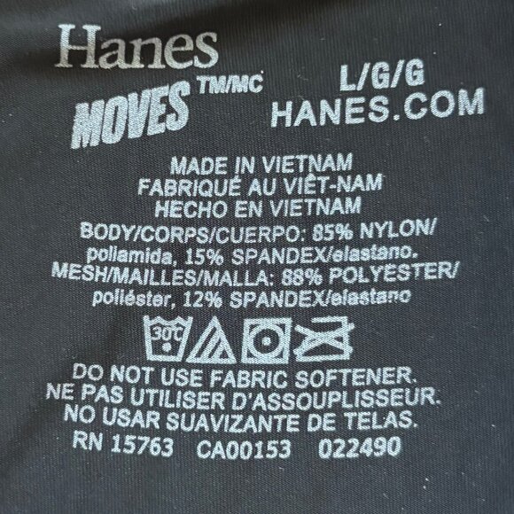 🩳 Hanes Moves X‑Temp® Tagless Boxer Briefs – Youth L (12–14) – 5‑Pack - Picture 4 of 4